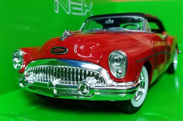 1:24 Scale Diecast Buick Skylark Collectible Model Red By Welly