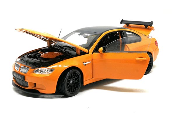 Orange 1:24 BMW M3 GTS Alloy Metal Diecast Model Sports Car KDW 1/24