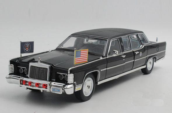 1:24 Diecast Lincoln Continental Reagan Car Collectible Model