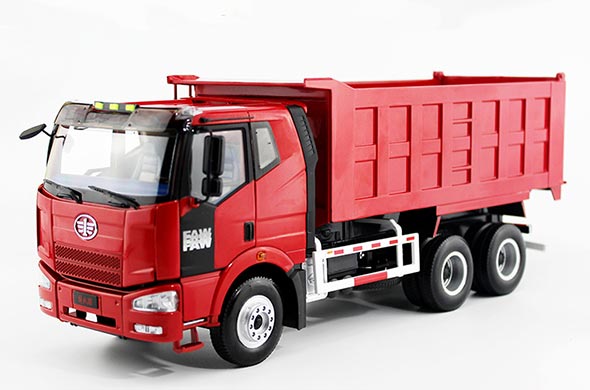 1:24 Scale Diecast Faw Jiefang J6 Dump Truck Collectible Model