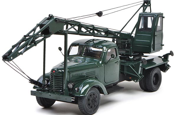 1:24 Diecast Faw Jiefang CA10 Mobile Crane Collectible Model 
