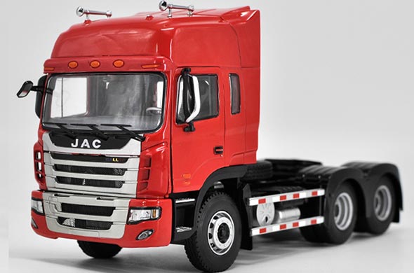 1:24 Diecast JAC Gallop Tractor Unit Collectible Model Red