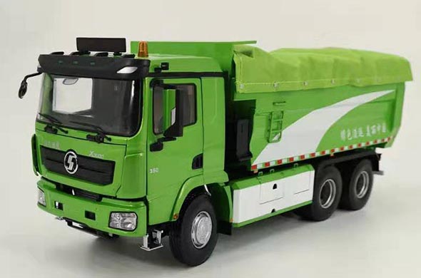 1:24 Diecast Shacman Delong X3000 Dump Truck Collectible Model