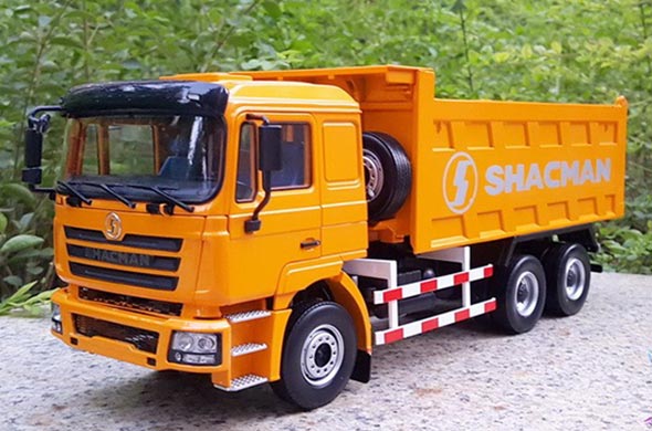 1:24 Diecast Shacman Delong F3000 Dump Truck Collectible Model