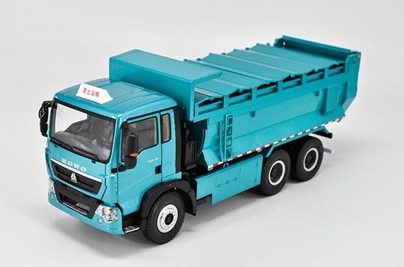 1:24 Diecast Sinotruk Howo T5G Dump Truck Collectible Model