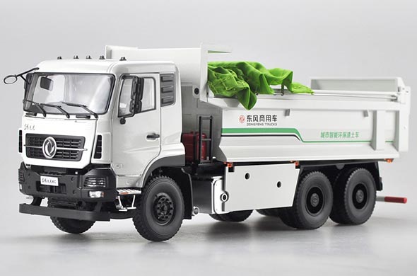 1:24 Diecast Dongfeng Tianlong KC Dump Truck Collectible Model