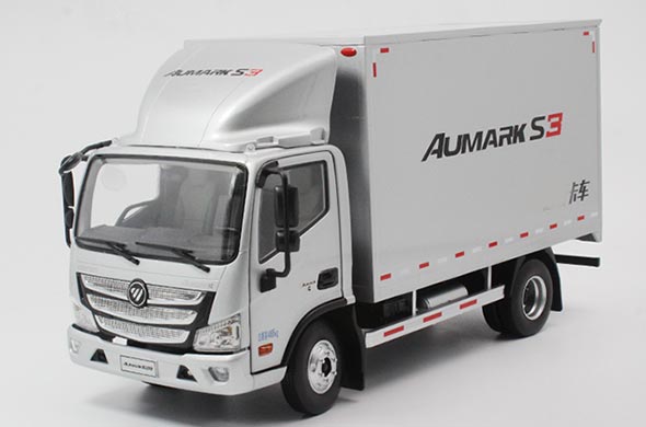 1:24 Diecast Foton Aumark S3 Box Truck Collectible Model