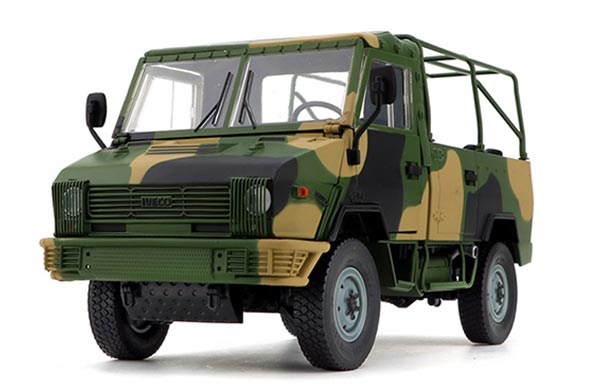 1:24 Scale Diecast Iveco NJ2046 Army Truck Collectible Model