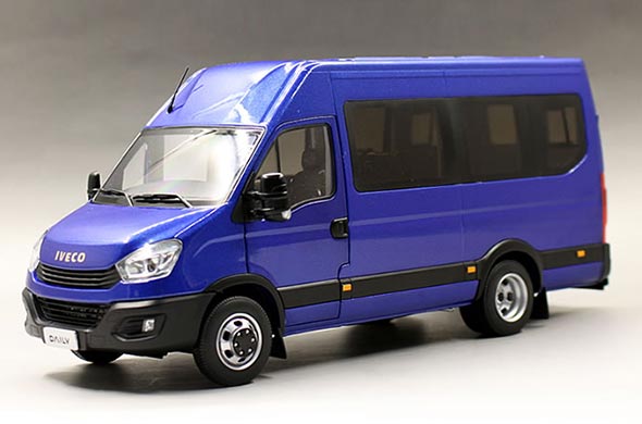 1:24 Scale Diecast Iveco Daily Van Collectible Model Blue