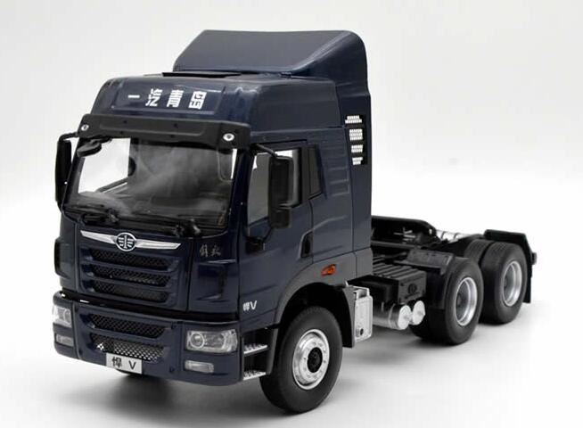 1:24 Diecast Faw Jiefang Han V Tractor Unit Collectible Model