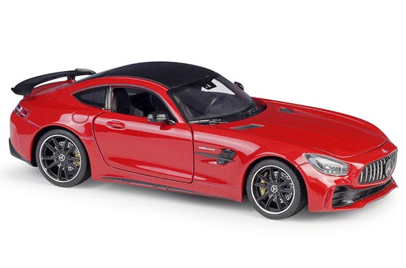 Welly Model Compatibile con Mercedes AMG GT R Metallic Yellow 1:24-27 DIECAST WE24081Y