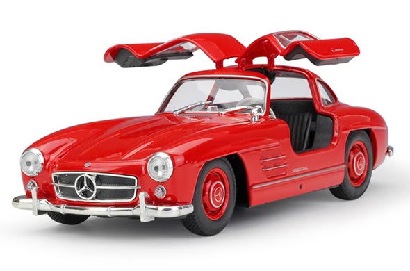 1:24 Diecast Mercedes Benz 300 SL Collectible Model By Welly