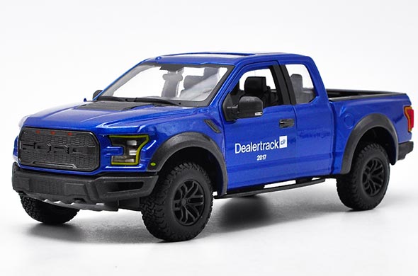 1:24 Diecast 2017 Ford Raptor Pickup Truck Model Blue By Maisto