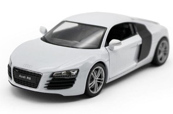 1:24 Scale Diecast 2007 Audi R8 Coupe Collectible Model Welly
