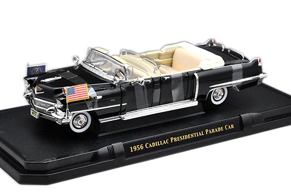 1:24 Diecast 1956 Cadillac Presidential Parade Car Model Black