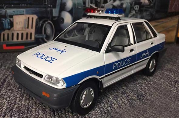 1:24 Scale Diecast Kia Pride Collectible Model By Welly